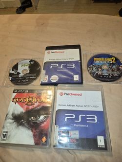Lot of 5 PS3 Games.