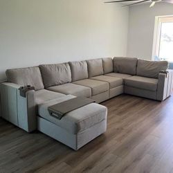 Floor Model/Return Lovesac Down Chenille Sactional - 🚚 FREE SHIPPING