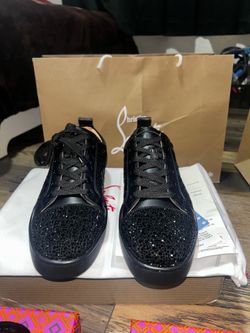 Red bottoms rhinestone men size 8 us