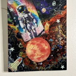 “Wild Space” Paint Pour