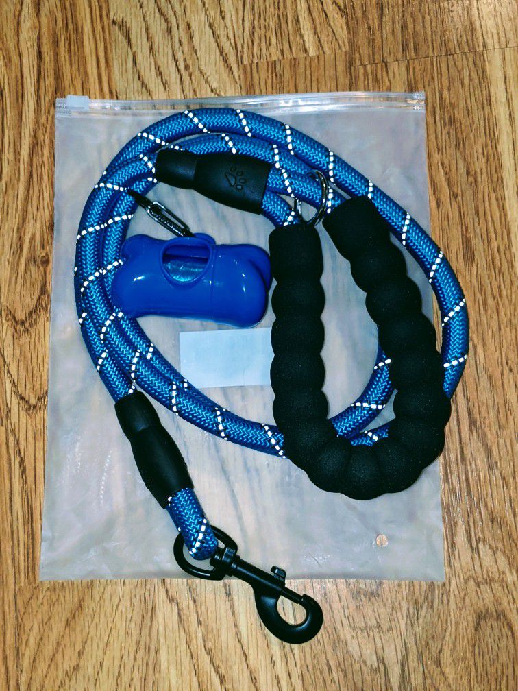 New Blue Dog Leash