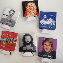 Vintage Style Beer Cozies / Coolers 