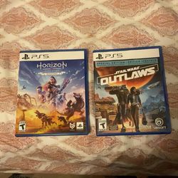 PS5 SPECIAL EDITION STAR WARS OUTLAW AND HORIZON ZERO DAWN