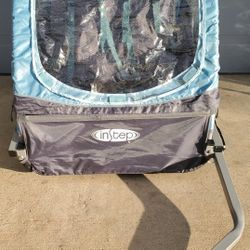 Instep, Bike Trailer with Double Seats, and 2 in 1 Canopy Cover