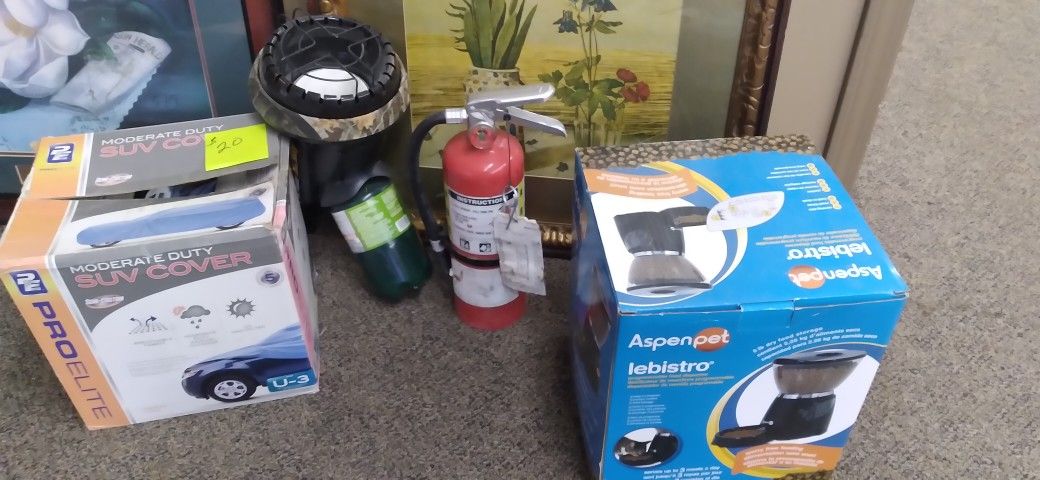 Car Cover, Auto Pet Feeder, Etc