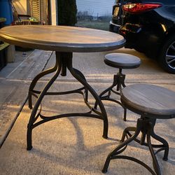 Bar Table And Two Stools