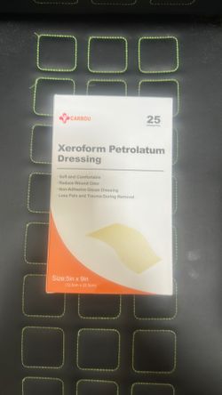 Xeroform petrolatum dressing 25 pack 5 in x 9 in
