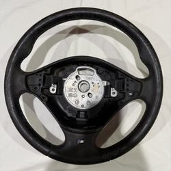 00-03 BMW X5 E53 E38 E39 M SPORT BLACK LEATHER STEERING WHEEL