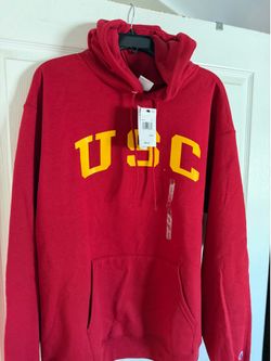 USC, New with tag hoodie sweatshirt, and a size large by champion!