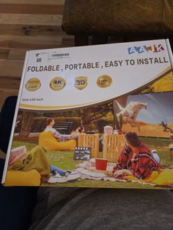 Portable Projector Screen  – New in Box