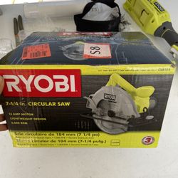 7-1/4in circular saw RYOBI