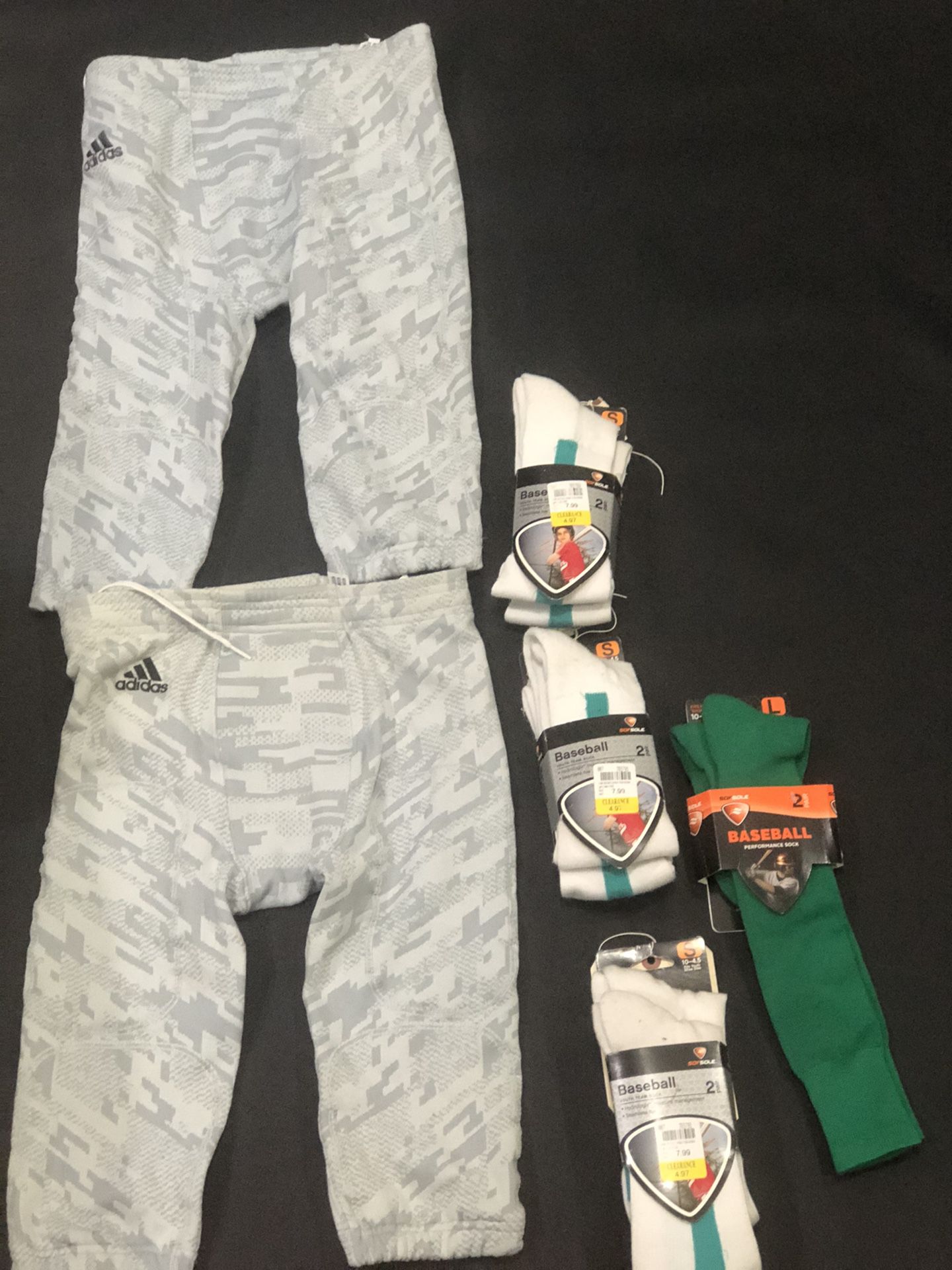 Two sports yout pants size L and 7 pairs yout socks