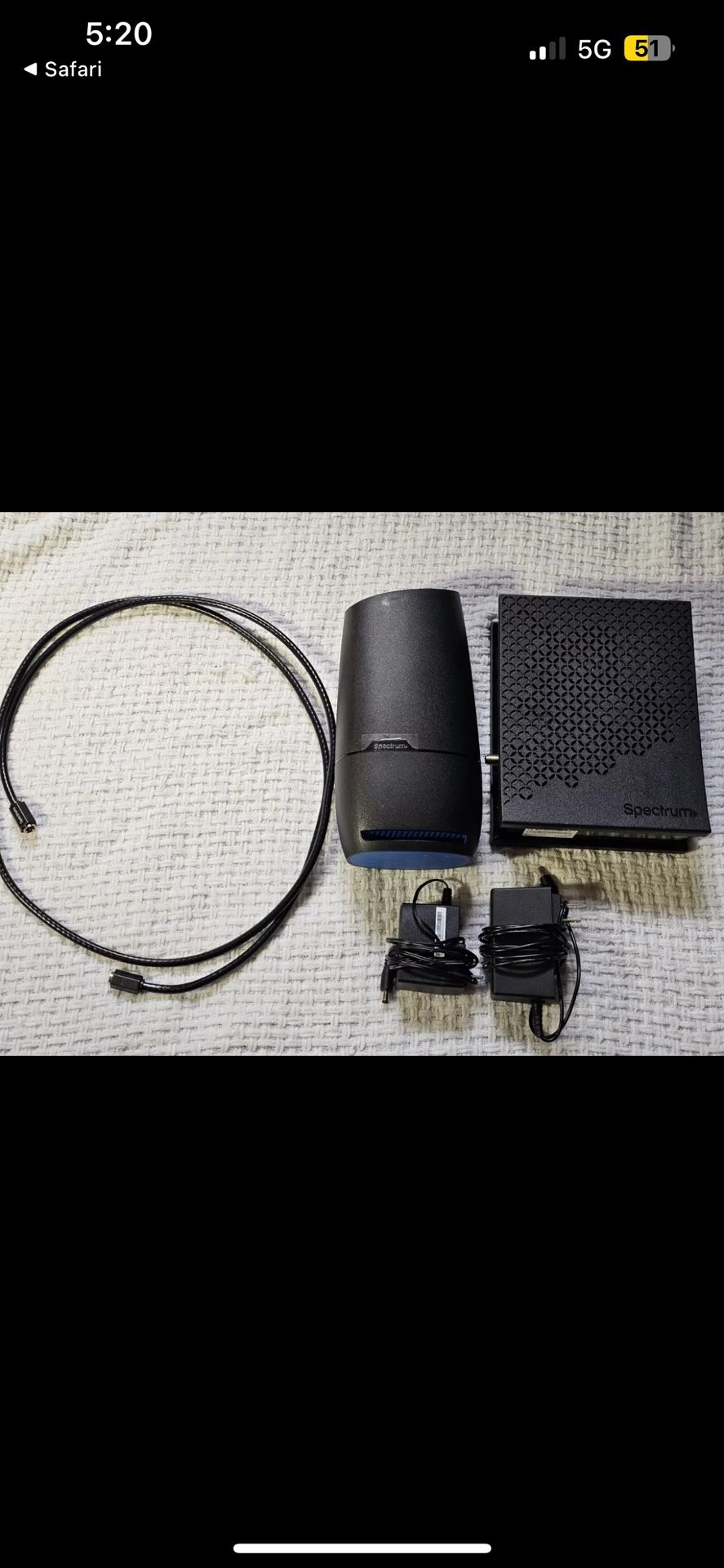 Spectrum WiFi Router & Modem Bundle For High speed Internet