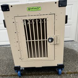 Impact Dog Crate with Wheel Cart