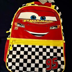 Cars Lightning McQueen Kids Backpack 
