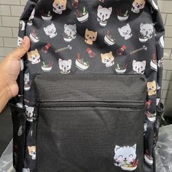 Cat themed Backpack New
