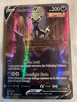 Umbreon V Evolving Skies 189/203 Alternate Full Art Pokemon Card