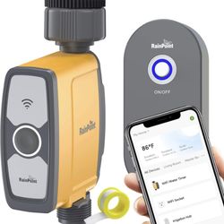 brand new RAINPOINT WiFi Water Timer Hose Timer - Smart Garden Hose Faucet Timer with Weather Aware