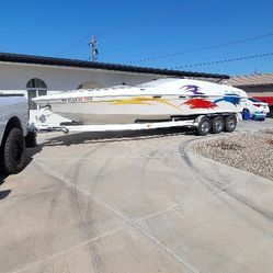 advantage performance boat 27ft. VERY CLEAN AND SMOOTH BOAT!