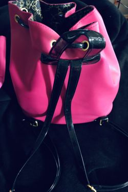 Juicy couture leather backpack