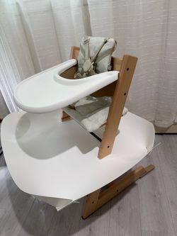 Stokke Tripp Trapp High Chair – Natural – Nordstrom Exclusive Cushion + Tray + Catchy Mat