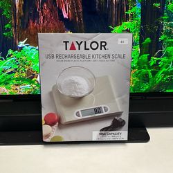 Taylor USB Rechargeable Kitchen Scale