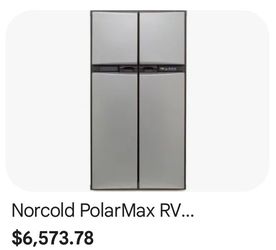 NORCOLD 2118 polar max AC/LP refrigerator $1,500 - contact (contact info removed)