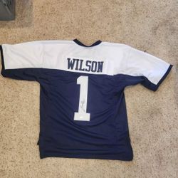 Cedrick Wilson Jr. Autographed Signed  Dallas Cowboys. Thanksgiving Jersey (JSA) AUTHENTICATED