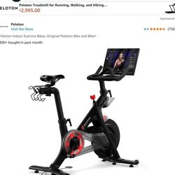 PELOTON BIKE WITH BIG SCREEN 