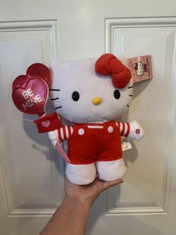 HELLO KITTY Side Stepper With Valentine Balloons