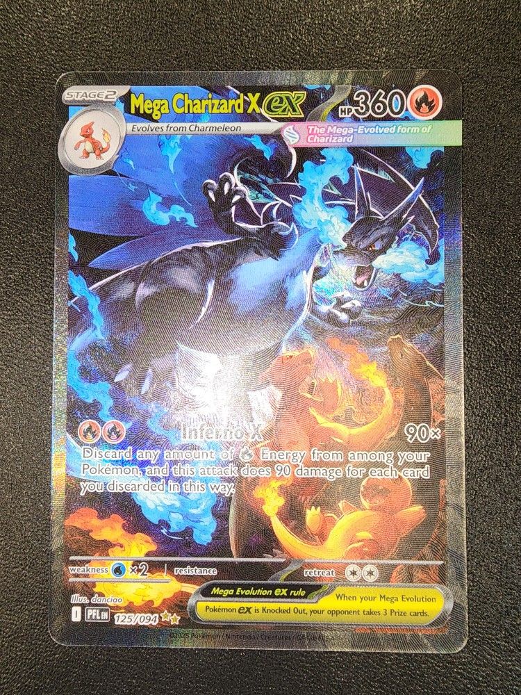 Pokemon Mega Charizard X Ex #125