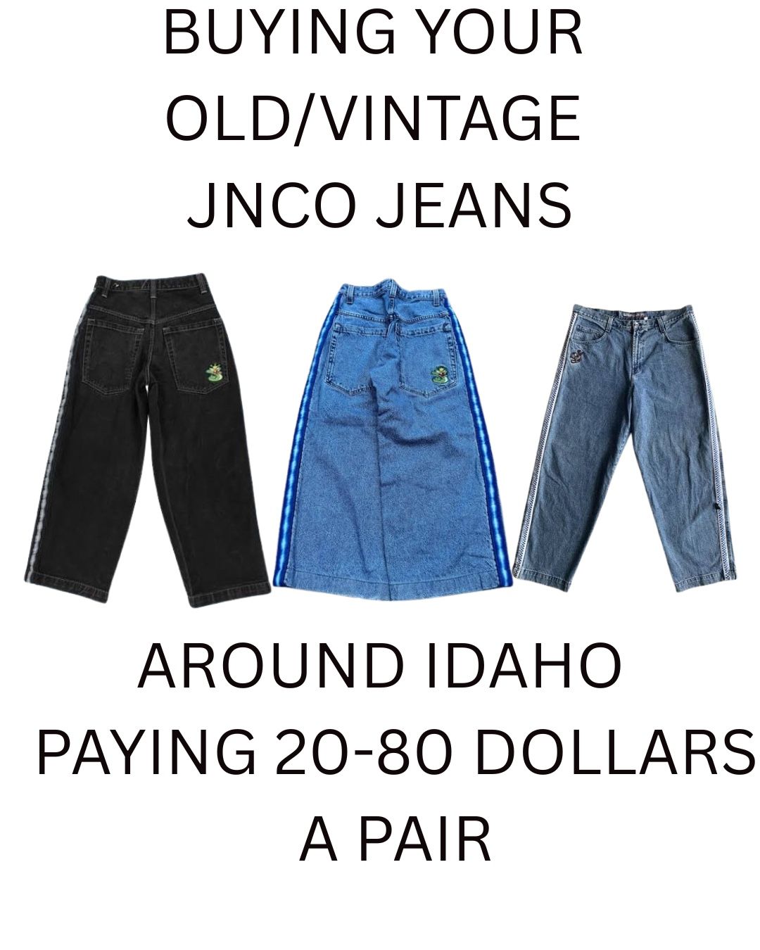 BUYING JNCO JEANS