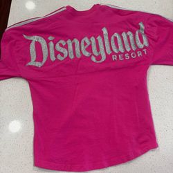 Disney Disneyland Resort Graphics HOT PINK Spirit Jersey Glitter Stripes Barbie #barbiecore