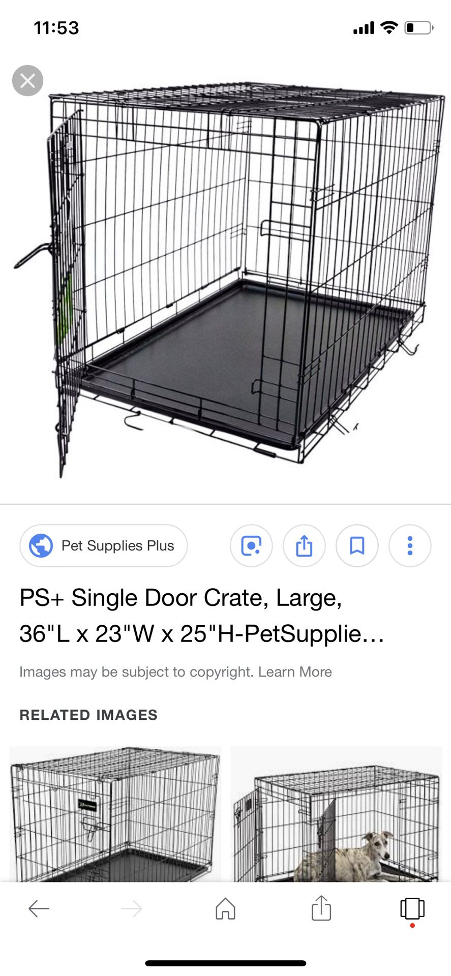 Large dog dog crate