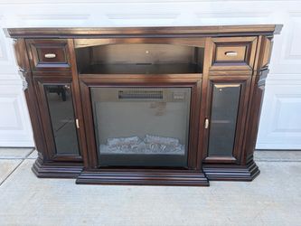 Electric Fireplace TV Stand Media Console