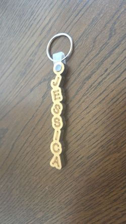 Custom engraved keychain gift
