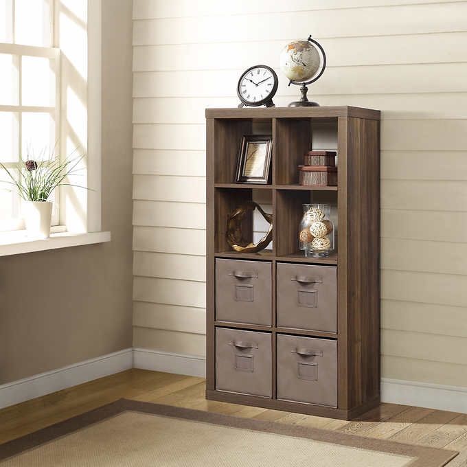 O'nin Room Divider with 8 Storage Bins