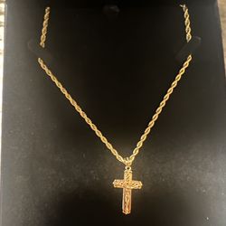 10k Gold Chain And Pendent 