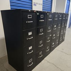 Metal File Cabinet Letter Size With Key $80 each