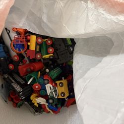 3 Big Bags Of Boy’s Toys, Cars, Trains, Tracks 