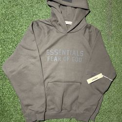 Off Black Essentials Hoodie Size Medium