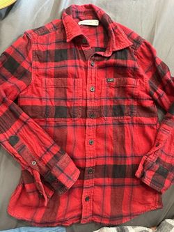 Abercrombie kids plaid shirt