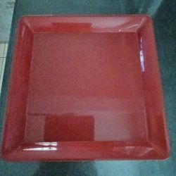 BRAND NEW 12in Plastic Square Serving Tray