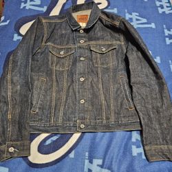 Used Fall 2019 Gap 1969 Japanese Selvedge Western Demin Jacket, Men's Medium 