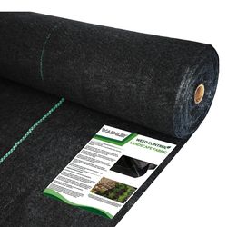 WAENLIR 5.8oz 20 Year 6ft x250ft Heavy Duty Weed Barrier Landscape Fabric Control Mat, Sturdy Weed Blocker Cover