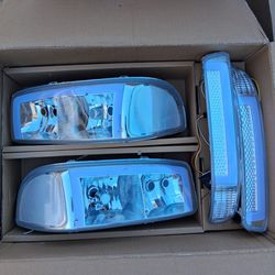 99-06 GMC Sierra | 00-06 GMC Yukon/Yukon XL LED Switchback Headlights Faros Calaveras Micas Luces