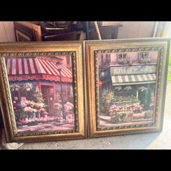 T.C Chiu Oil On Board Paintings 