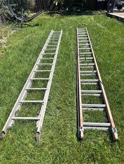 24ft aluminum Louisville extension ladder$239ea