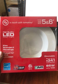 LED down light - 5 and 6 inches