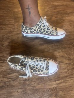 Size 10 Leopard Print Sneakers